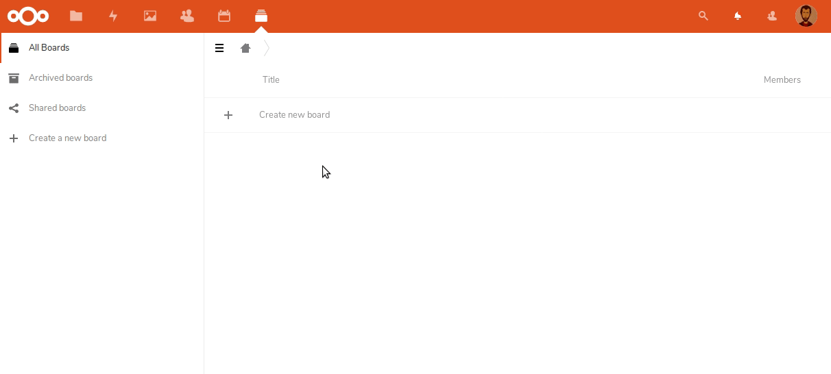 Gif for creating boards